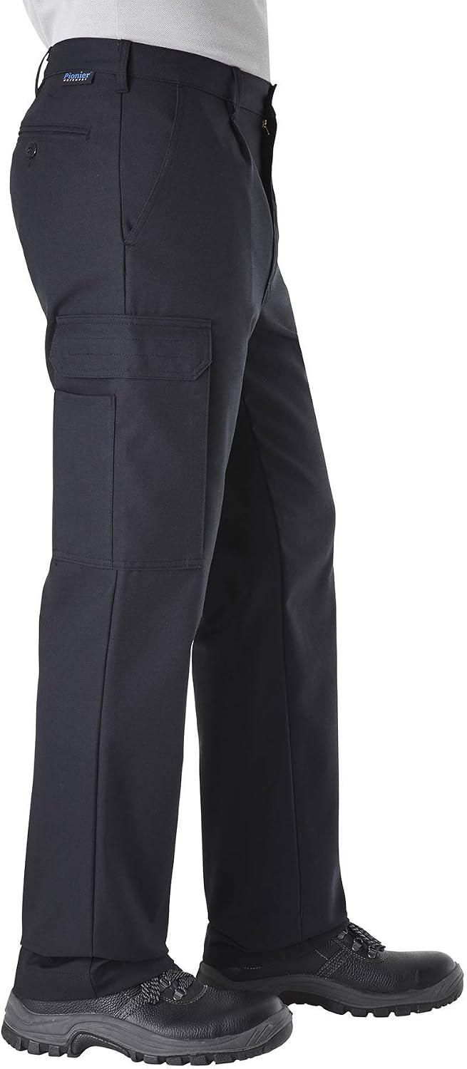 Pionier ® workwear Herren Cargohose mit Gummizug in schwarz (Art.-Nr. 8302) Grösse 52 Schwarz 52, Sc