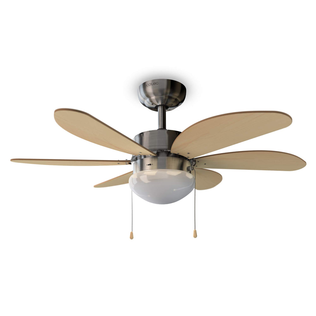 Cecotec Deckenventilator EnergySilence Aero 350. 50 W, geringer Verbrauch, 81 cm Durchmesser, Lampe,