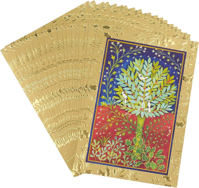 Hallmark UNICEF Weihnachtskarten, friedlicher Stechpalmenbaum (20 Karten und 21 Umschläge) (1XPX2032