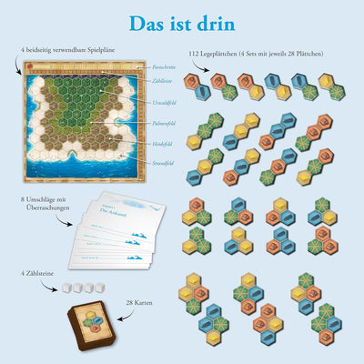 KOSMOS 682224 My Island, Legacyspiel mit 8 Kapiteln, Brettspiel für 2-4 Personen ab 10 Jahren, nach