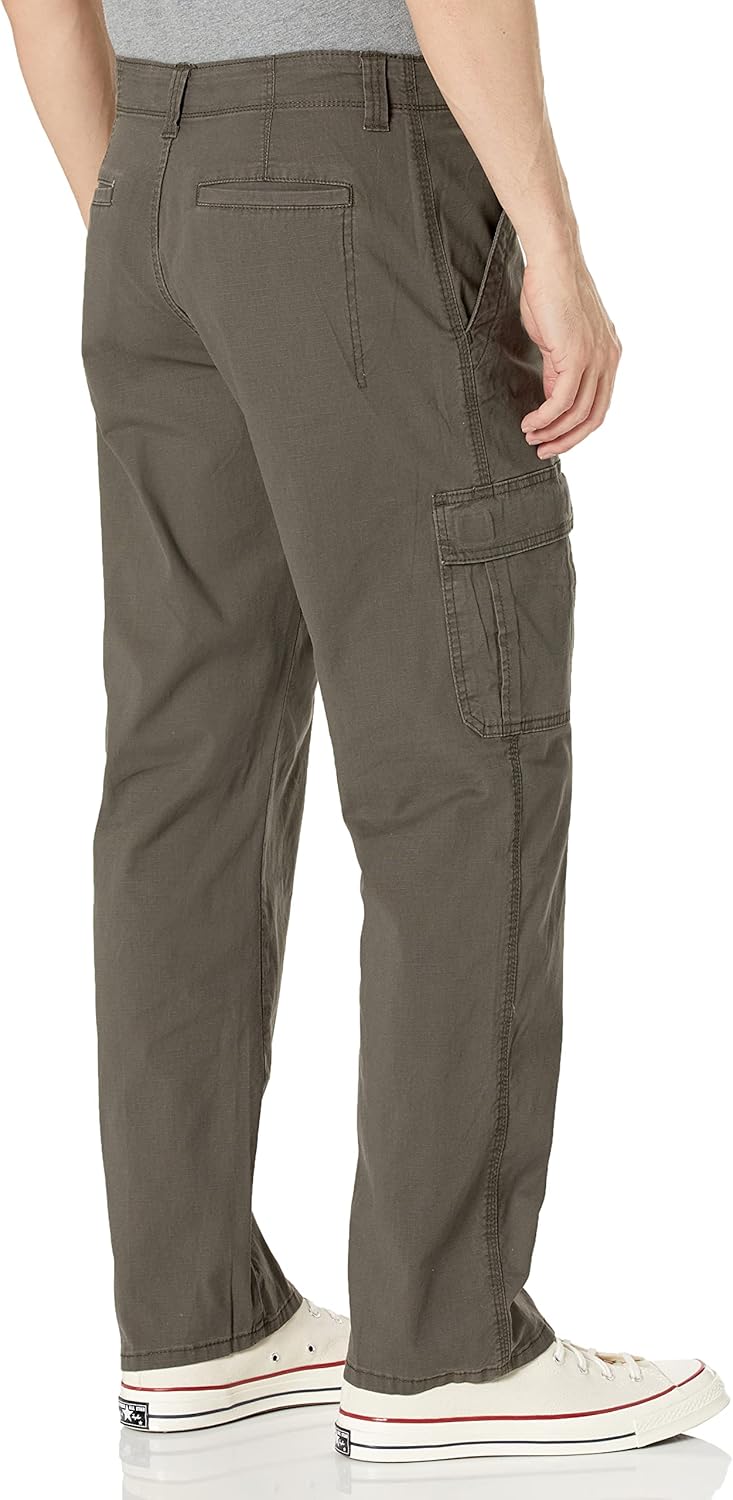 Wrangler Authentics Herren Stretch-Cargo Lässige Hose 29W / 30L Braunoliv, 29W / 30L Braunoliv