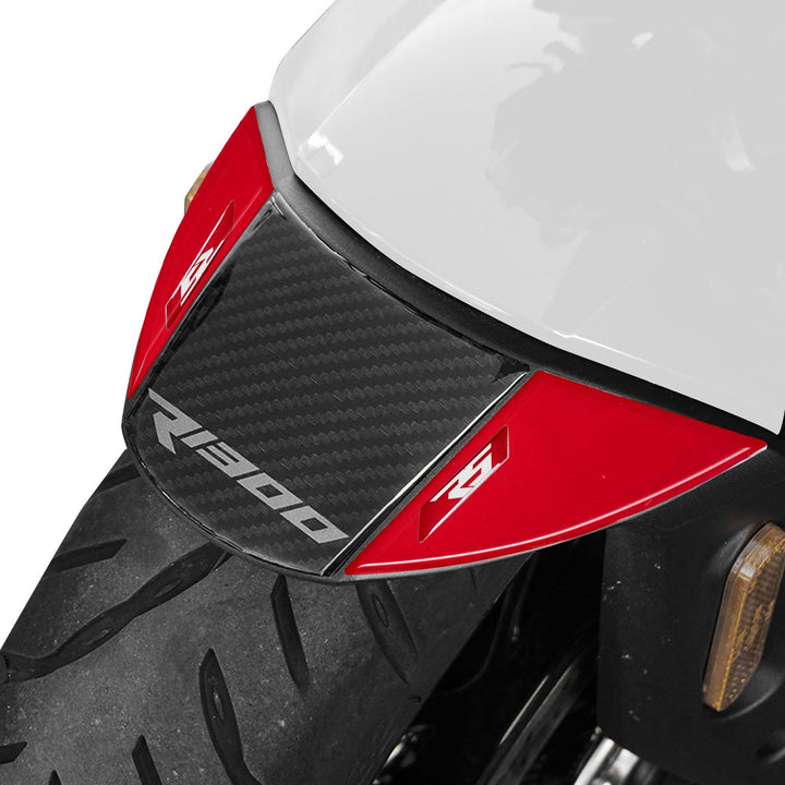 LABELBIKE 3D Motorrad Mittelkotflügelaufkleber kompatibel mit BMW | R1300RS, Harzschutz, Kratzfest,