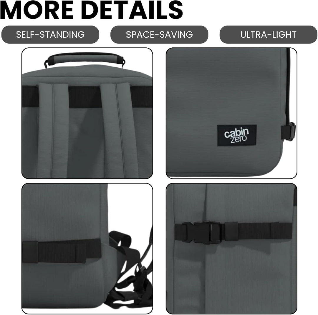 Cabin Zero Unisex Rucksack 36x51x19 London Red, 36x51x19 London Red