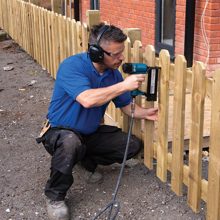 Silverline 282400 Druckluftnagler für den Rahmenbau, 90 mm 10–12 Gauge 1 90 mm, 1 90 mm