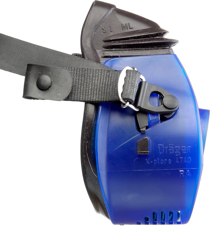 Dräger X-plore 4740 Halbmaske aus Silikon | Gr. M/L | Mehrweg Atemschutz-Maske für den Einsatz mit w