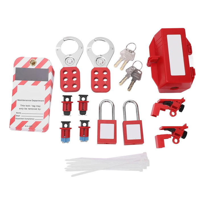 Elektrischer Leistungsschalter-Verriegelungs-Tagout-Satz, Sicherheitsschloss-Set, Elektrischer Leist