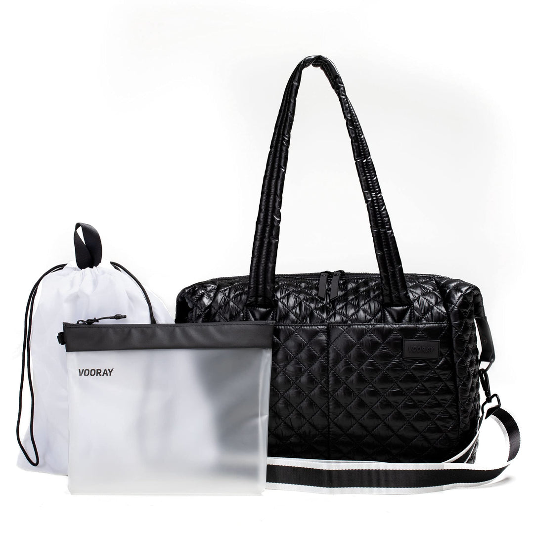 Vooray Alana Duffel - 25L - Travel Duffel & Gym Bag with Laptop Sleeve, Shoe Pocket & Dry Pocket