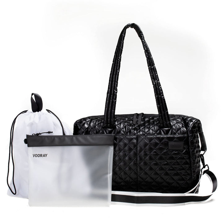 Vooray Alana Duffel - 25L - Travel Duffel & Gym Bag with Laptop Sleeve, Shoe Pocket & Dry Pocket