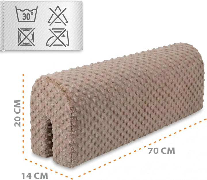 Bettkantenschutz für Kinderbetten 70 cm - Schutz für Bettrahmen Baby Bett rausfallschutz für boxspri