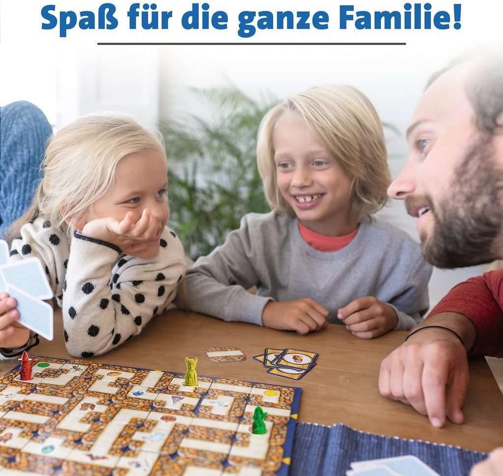 Ravensburger Familienspiel 26955 - Das verrückte Labyrinth - Gesellschaftsspiel - Spieleklassiker fü