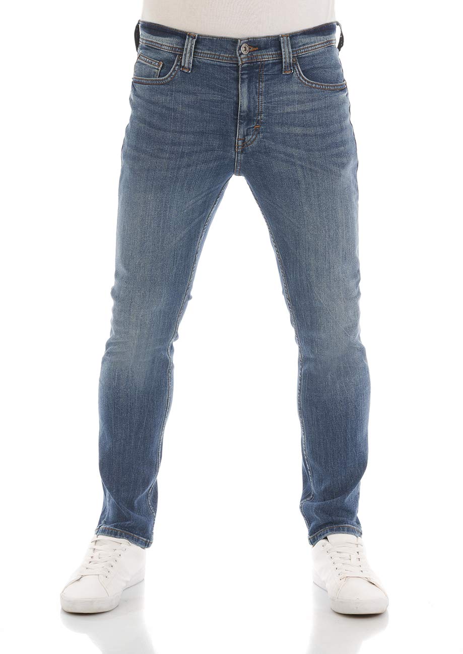 MUSTANG Herren Jeans Vegas Slim Fit Jeanshose Hose Denim Stretch Baumwolle Schwarz Grau Blau w30 - w