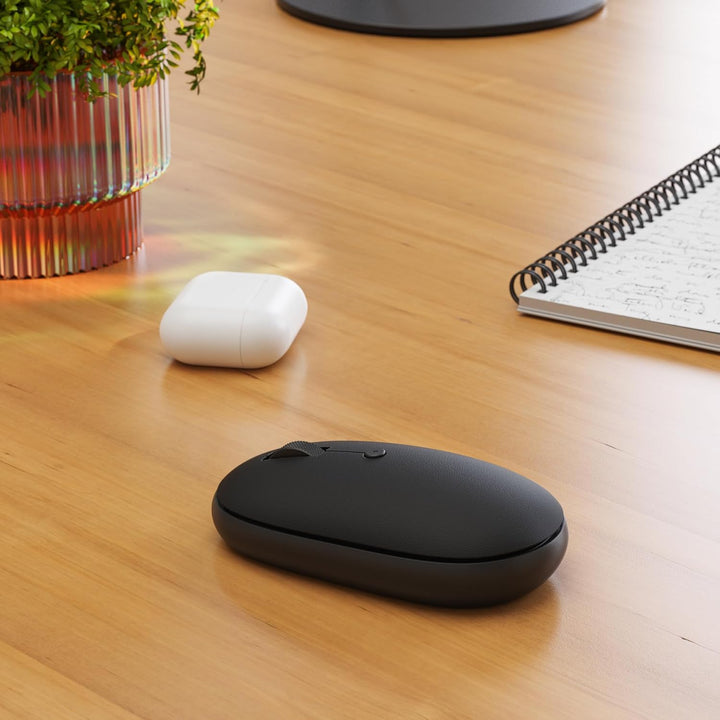 SATECHI OntheGo™ Bluetooth Computermaus, wiederaufladbarer USB-C Akku, Verbindung mit bis zu 3 Gerät