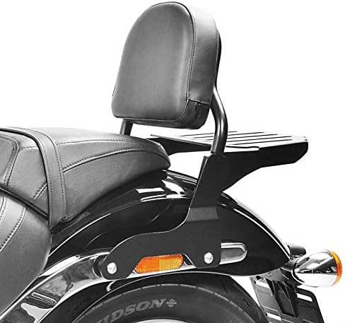 Sissy Bar CSS Fix für Harley Davidson Sport Glide 18-23 mit Gepäckträger schwarz