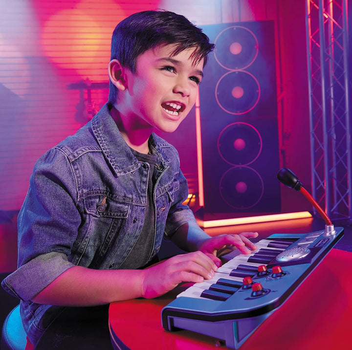 Little Tikes My Real Jam Keyboard - Spielzeug Keyboard mit Mikrofon und Hülle - Vier Spielmodi, Laut
