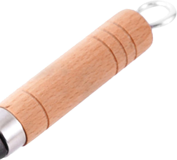 Gusseisen Schmelztopf, Mini Gusseisen Schmelztopf mit Holzgriff, Antihaftbeschichtete Backform Stiel