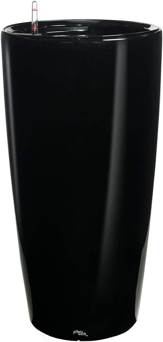 Pflanzwerk® ÖKOSYSTEM Pflanzkübel Pipe - Blumentöpfe Übertöpfe mit BEWÄSSERUNGSSYSTEM - 58cm/Ø34cm S