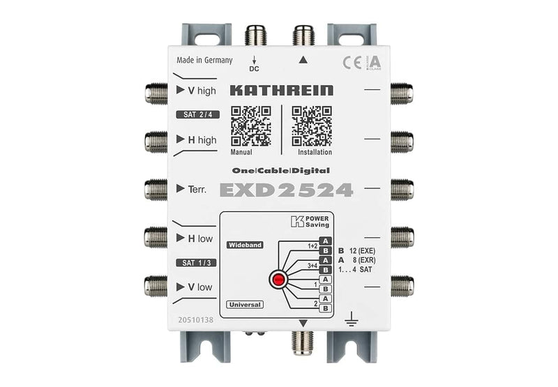 Kathrein EXD 2524 Einkabel Multischalter Kaskade Erweiterung EXD 2524, Erweiterung EXD 2524