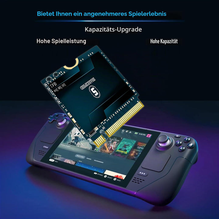 SHARKSPEED M.2 2230 SSD 512GB NVMe PCIe Gen 4.0 x4 30mm, SSD Festplatte Intern Solid State Drive für