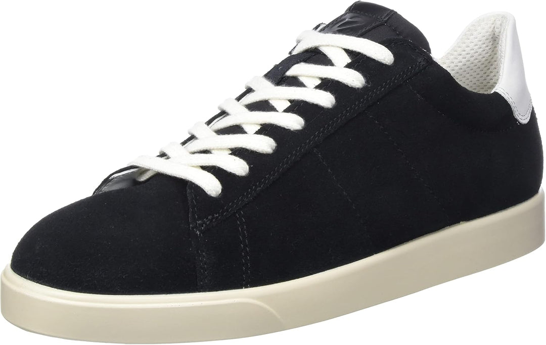 ECCO Herren Street Lite M Shoe 42 EU Black Black White, 42 EU Black Black White