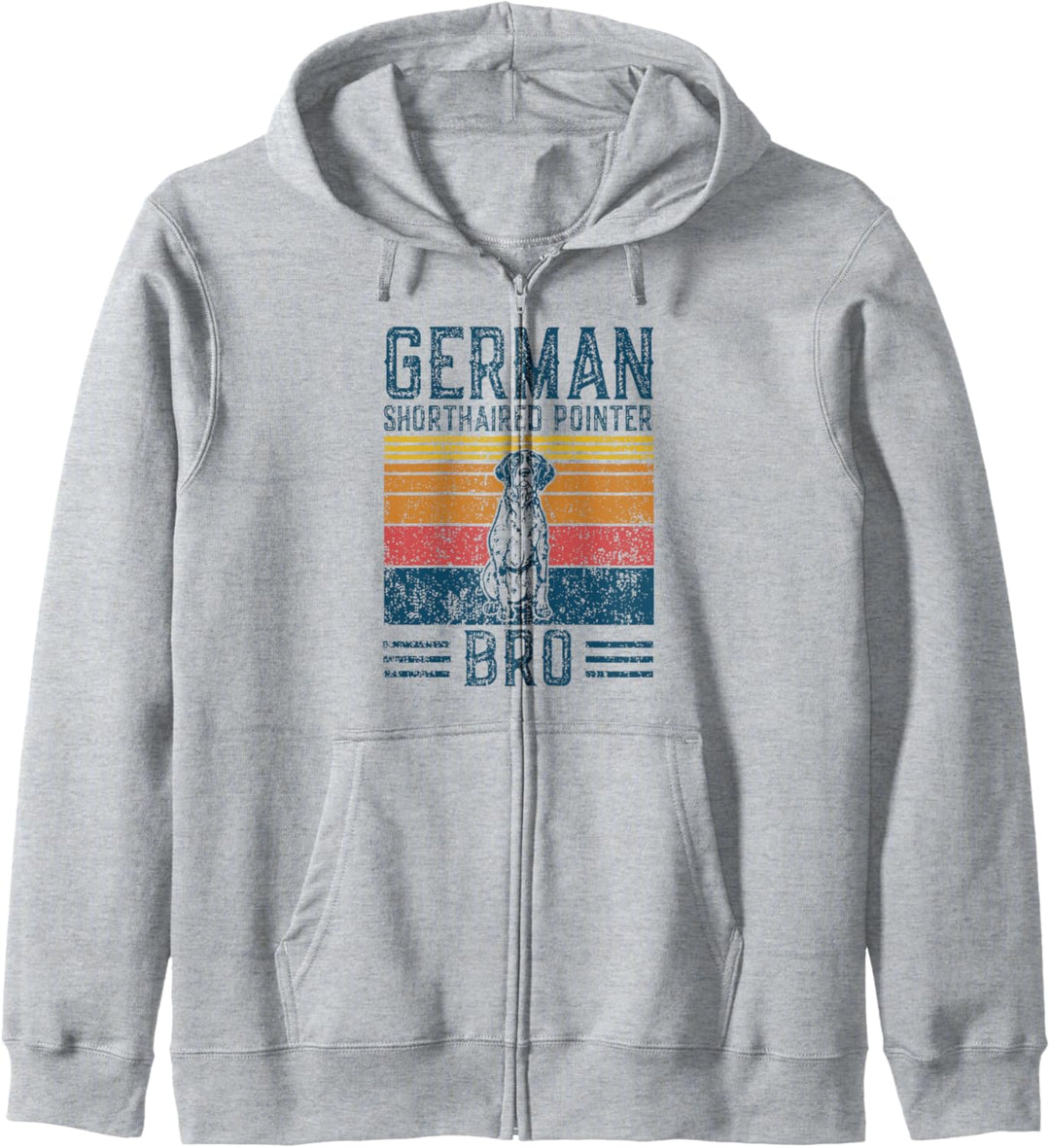Hund GSP Bro - Vintage Deutsch Kurzhaar Bro Kapuzenjacke