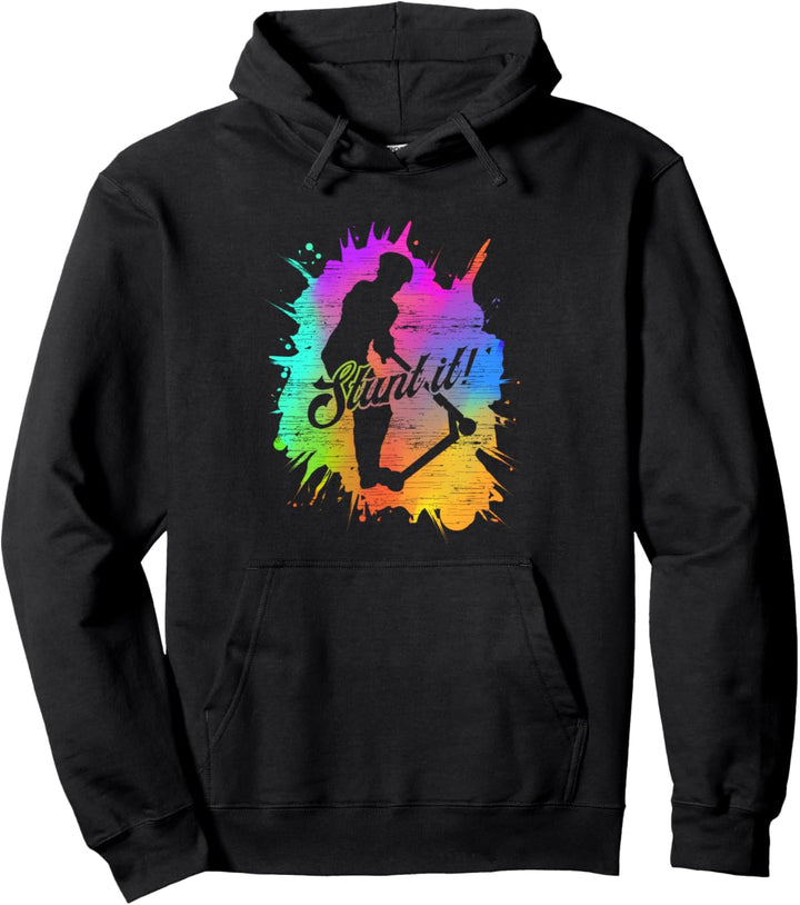 Scooter Stunt It Tretroller Elektro Roller Geschenk Pullover Hoodie