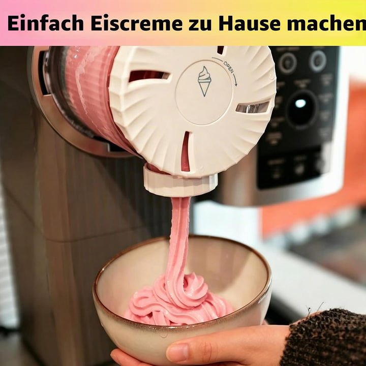 4 Stück Behälter Kompatibel mit Ninja Swirl Creami NC700 NC701EU Serie, 480ML Eiscreme Behälte mit D