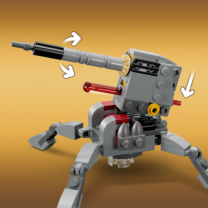 LEGO Star Wars 501st Clone Troopers Battle Pack 75345, baubares Spielzeug-Set mit AV-7 Anti-Fahrzeug