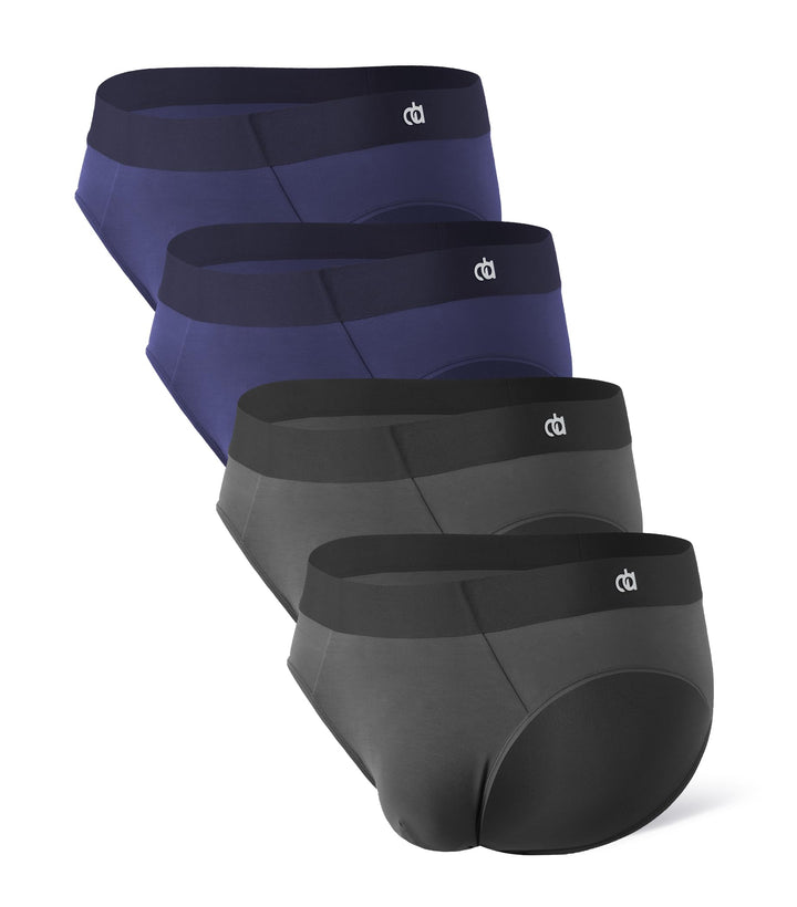 DAVID ARCHY Herren Slips Mehrpack Unterwäsche 4-Wege-Stretch Unterhosen Slip Ultraweich Atmungsaktiv