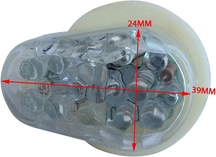 Alchemy Parts Paar Verkleidung Flush Halterung E-Geprüft LED Blinker für Motorrad Klare Linse