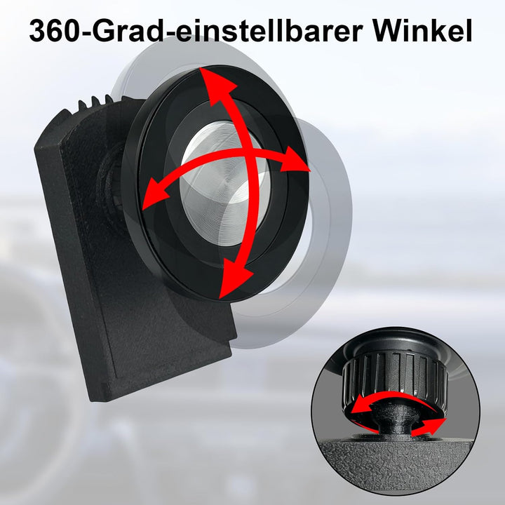 Handyhalterung Auto Magnet für VW Aufnahmehalter Kompatibel Magsafe Autohalterung Upgraded Stabilere