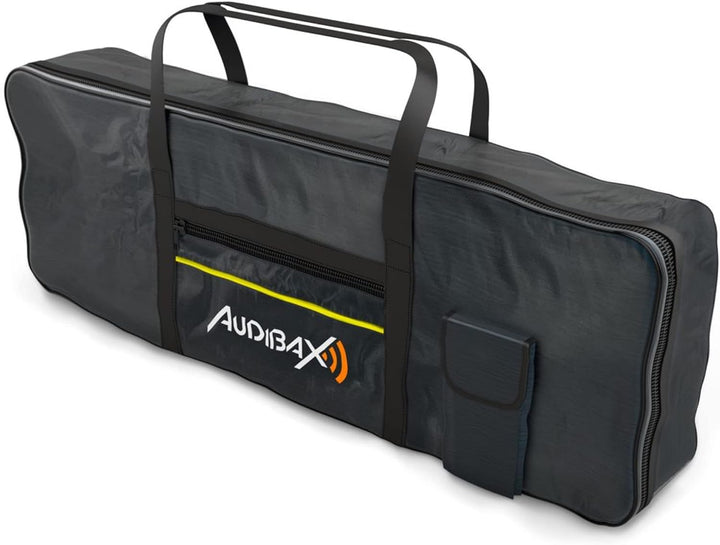 Audibax Onyx Pack de Soporte Teclado/Piano + Banqueta + Funda Teclado 61 Teclas