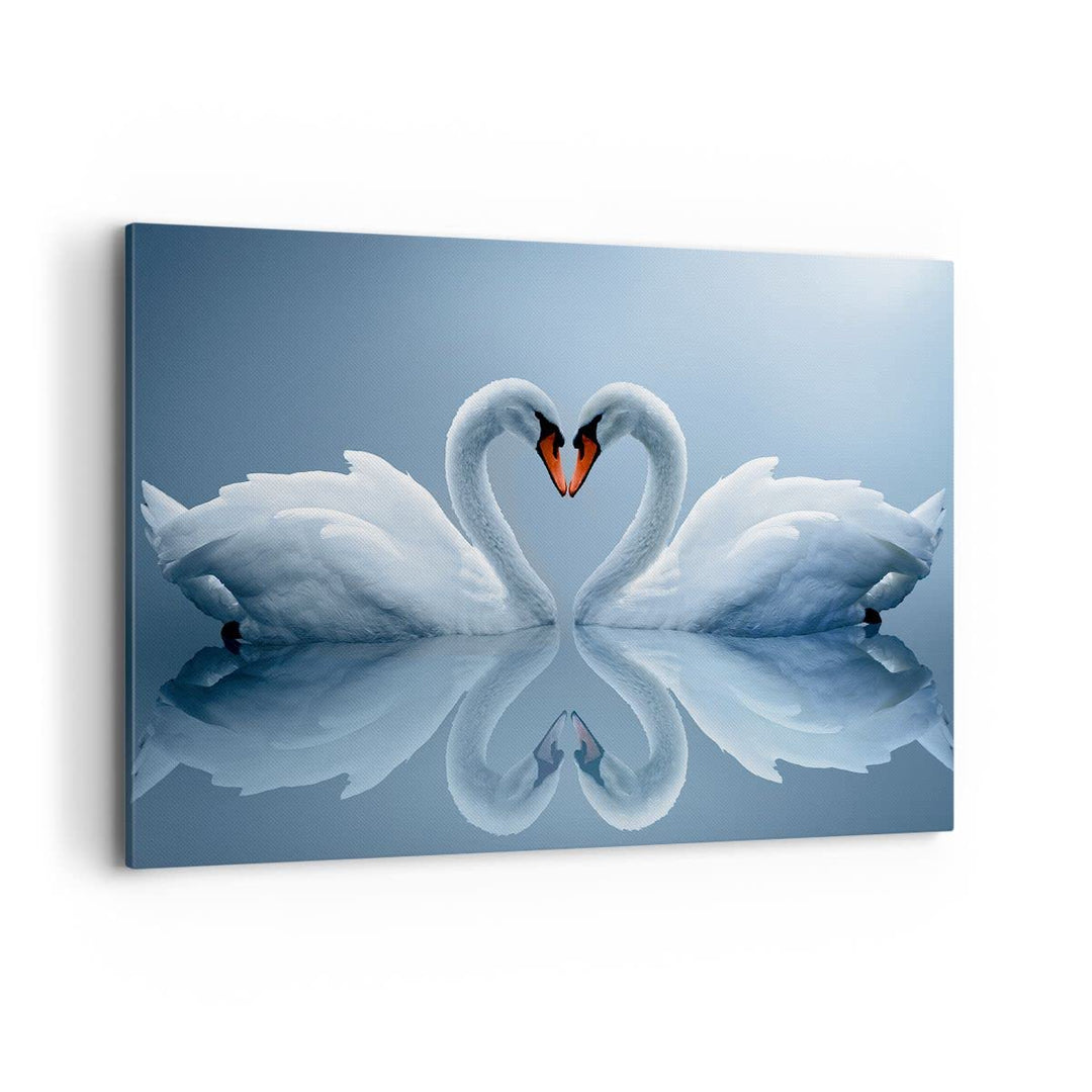 Bilder auf Leinwand 100x70cm Leinwandbild mit Rahmen Ladung Dampf Wasser Gross Wanddeko Bild Schlafz