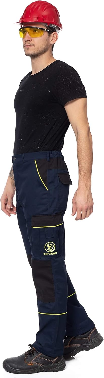Fortum Arbeitshosen Männer - Arbeitshose Herren mit Gürtelschlaufen, Reissverschluss, elastischer Bu