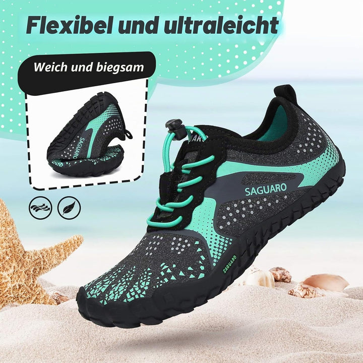 SAGUARO Unisex-Kinder Barfussschuhe Schnell Trocknend Wanderschuhe Leicht Laufschuhe Gr.24-36 28 EU
