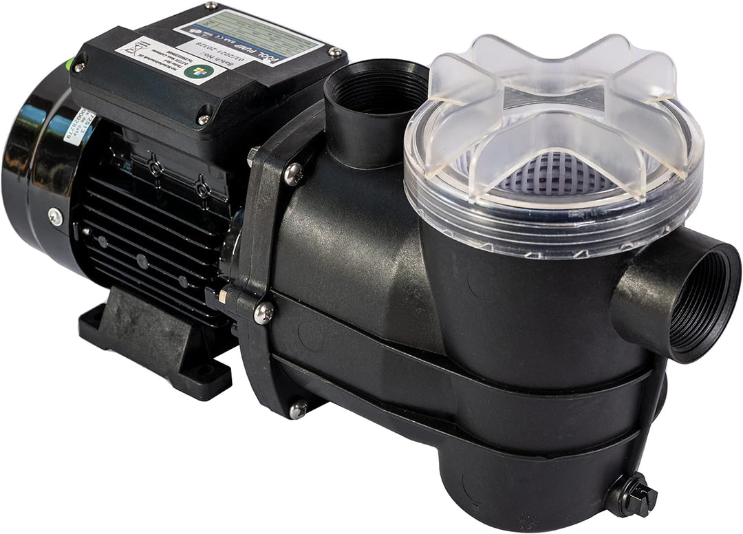 HST Sicherheitstechnik Profi Leis Poolpumpe 8 m3, 7980 Liter/Std, 250 W I Erweiterbare Filterpumpe m