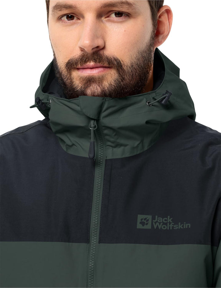 Jack Wolfskin Herren Jasper Ins Jkt M Jacket XL black olive, XL black olive