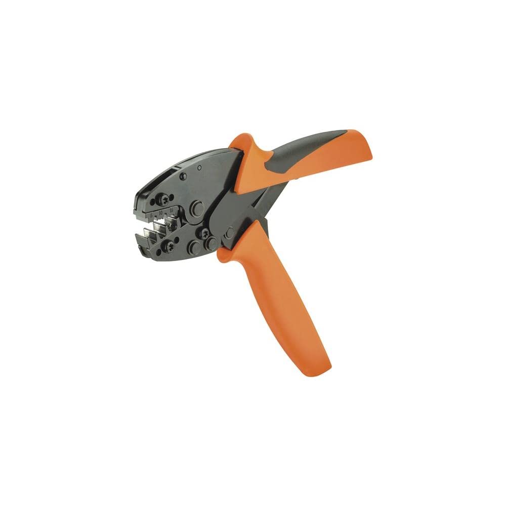 Weidmüller Crimpwerkzeug PZ 16 (für Aderendhülsen 6... 16 mm², 3 Crimpnester, Mehrkomponenten-Griff,