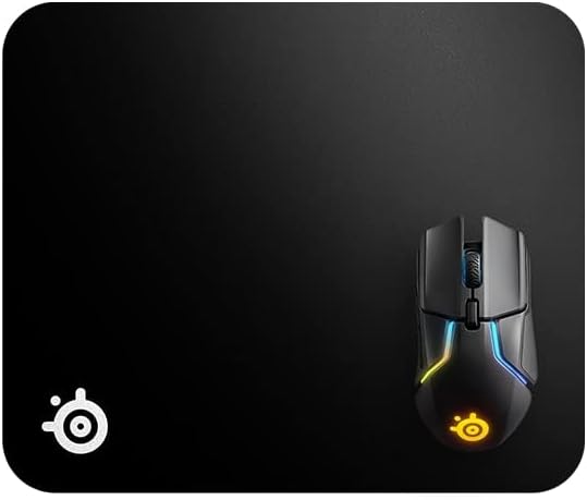 SteelSeries Qck Heavy M - Cloth Gaming Mouse Pad - Extradicke Rutschfeste Gummiunterlage - Grösse M