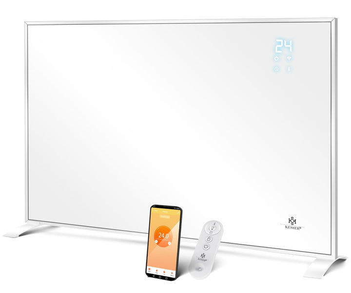 KESSER® Infrarotheizung Energiesparend Infrarot Standgerät & Wandmontage Elektroheizung 540W mit Fer