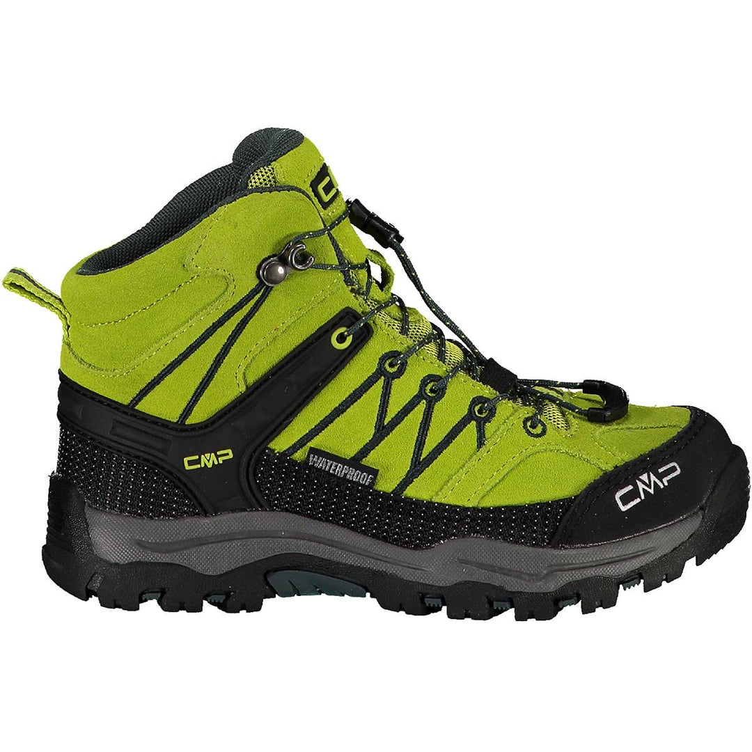 CMP Unisex Kinder Kids Rigel Mid Shoe Wp Trekking-& Wanderstiefel 32 EU Energy Jungle, 32 EU Energy