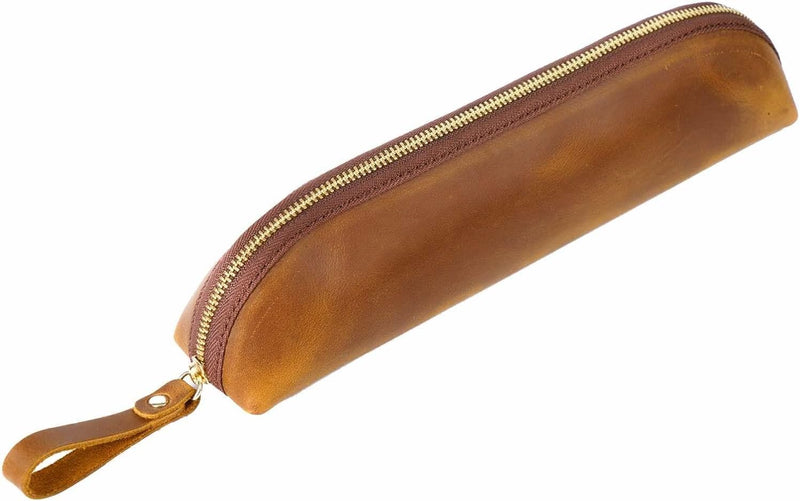 Su.B Federmäppchen - Federtasche - Etui aus Leder - Hergestellt aus Hochwertigem Leder - Passend für