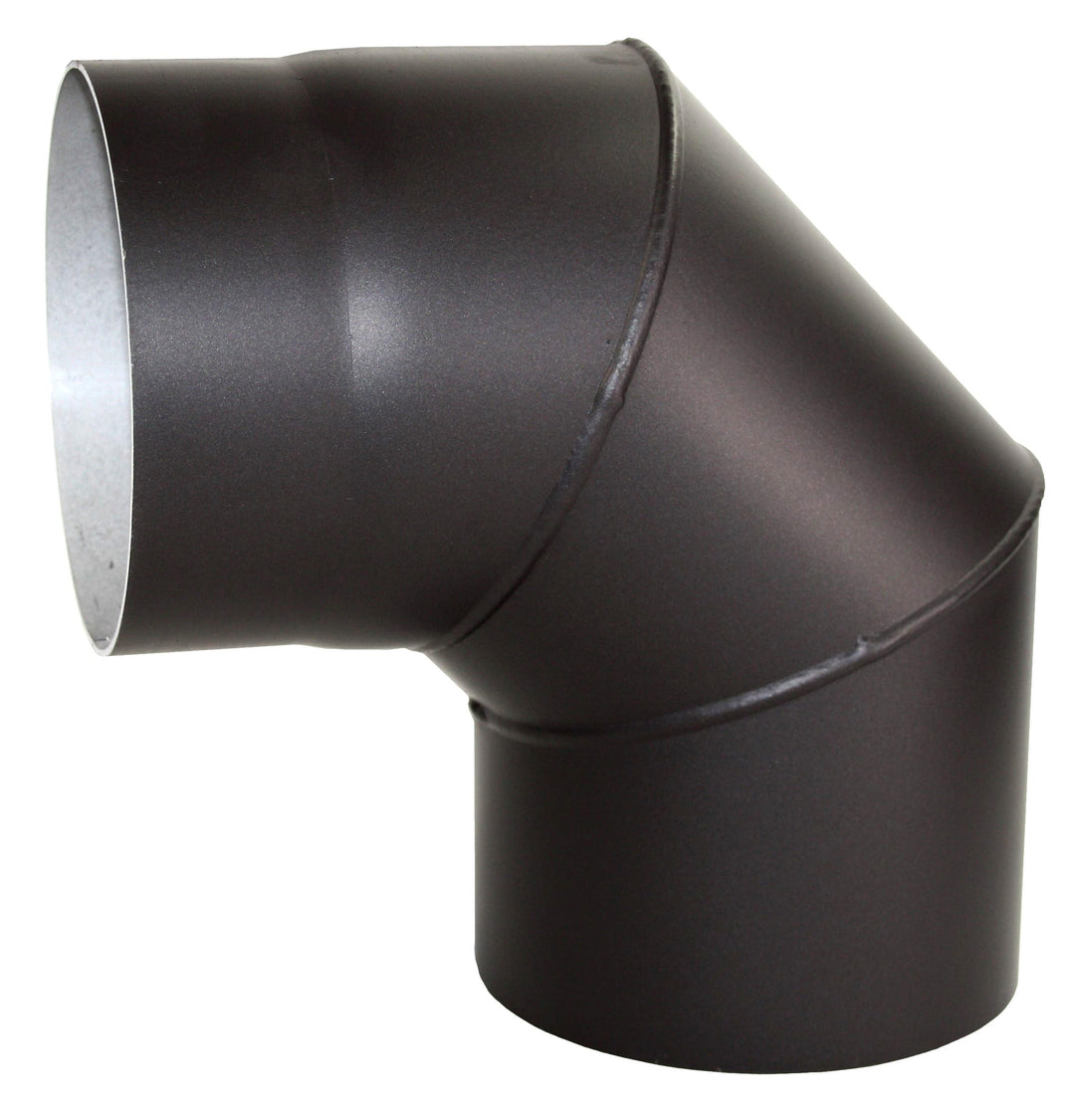 Ofenrohr Kaminrohr Bogen Abgasrohr Rauchrohr Rosette Wandfutter Ø DN 120 mm 2 mm Stahlrohr schwarz V