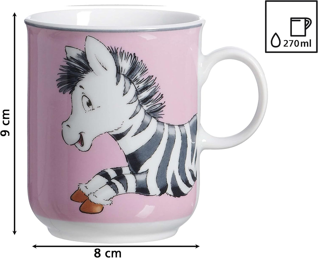 Ritzenhoff & Breker Kindergeschirr-Set Happy Zoo, Zoe, 3-teilig Zebra Zoe, Zebra Zoe