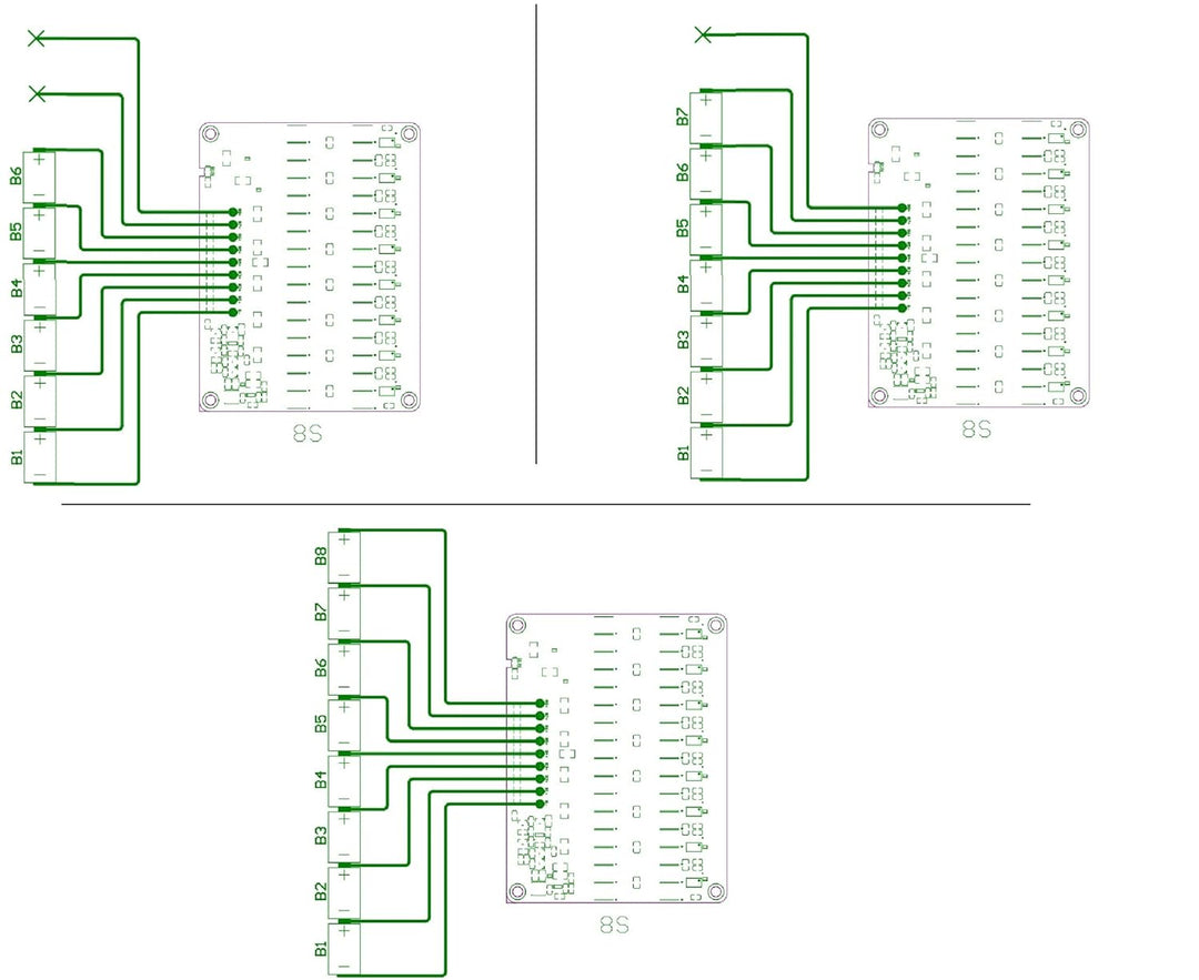 TECNOIOT 1 STÜCKE 8S 5A Li-Ion Lifepo4 LTO Lithium Active Equalizer Balancer Kondensator 6S 7S 8S 6S