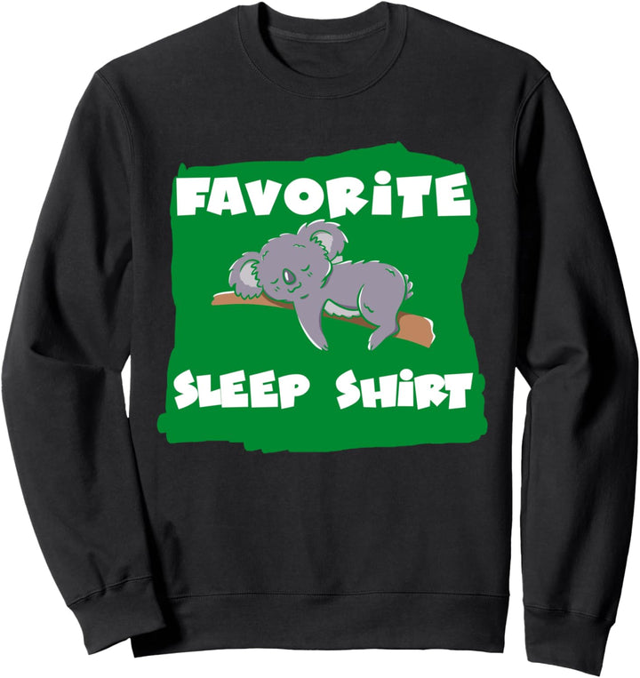 Favorite Schlafshirt Koala Napping Sweatshirt