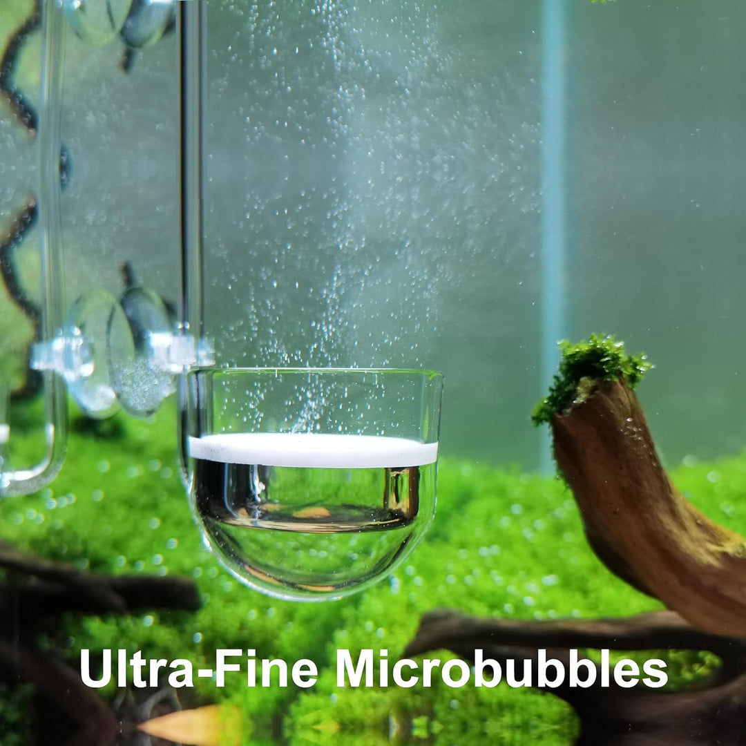JARDLI Musik Glas CO2 Diffusor für Aquarium Pflanze (Φ40mm), Φ40mm