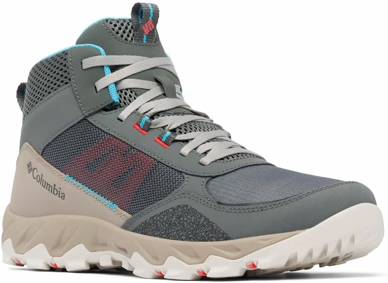 Columbia Herren Fairbanks Omni-Heat Kurzschaft Schlupfstiefel 44.5 EU Grill Poppy Red, 44.5 EU Grill