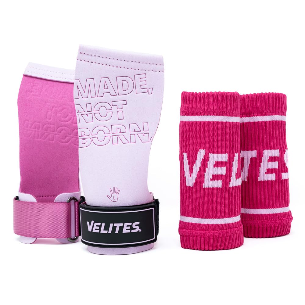 Velites | Handgrips Quad Pro + handgelenkbandage | Gleichgewicht zwischen Flexibilität, Komfort und