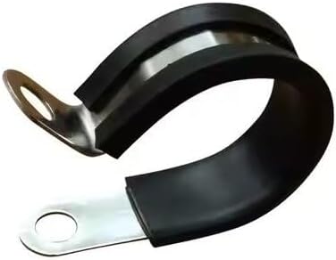 Rohrschellen Leitungsschellen Schlauchschellen mit Gummi DIN 3016 RSGU 6-50 mm 12mm 12mm 50 Stück, 1