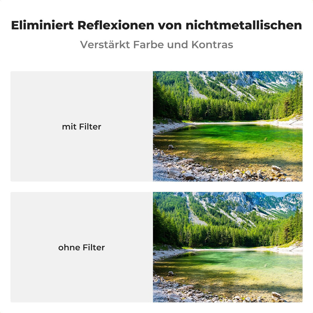 K&F Concept K-Serie 67mm Slim Zirkularer Polfilter Polarisationsfilter CPL Magnetischer Filter Cirku